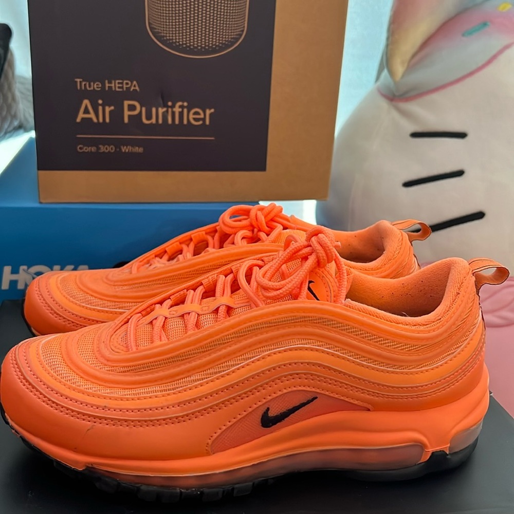 Nike Air Max 97 atomic orange, wmns size 8.5 worn once.